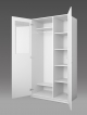  Шкаф с распашными дверями Balance (1000*600) 2D